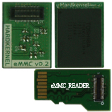 eMMC Module 64GB and emmc reader 200 percent faster than a class 10 sdhc card